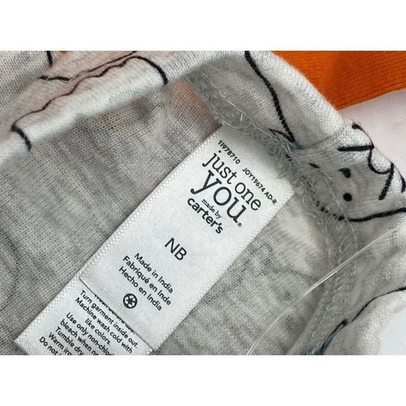 Carter's Halloween Outfit "Mommy's Little BOO" Ghost Newborn 6 Months - Picture 9 of 10